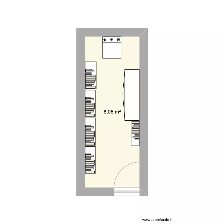 cave. Plan de 1 et 8 m² cave. Plan de 1 et 8 m²