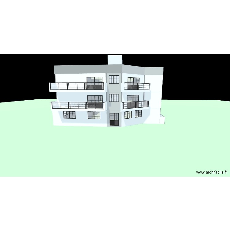 PROJET FOUSS. Plan de 46 pièces et 1274 m2