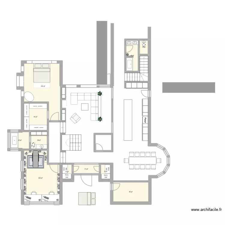 Maison Outaouais 2.1.3. Plan de 27 Pièces et 329 m² Maison Outaouais 2.1.3. Plan de 27 Pièces et 329 m²