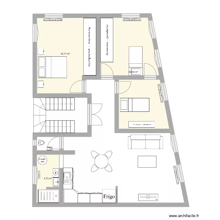 plan jc. Plan de 3 et 46 m² plan jc. Plan de 3 et 46 m²