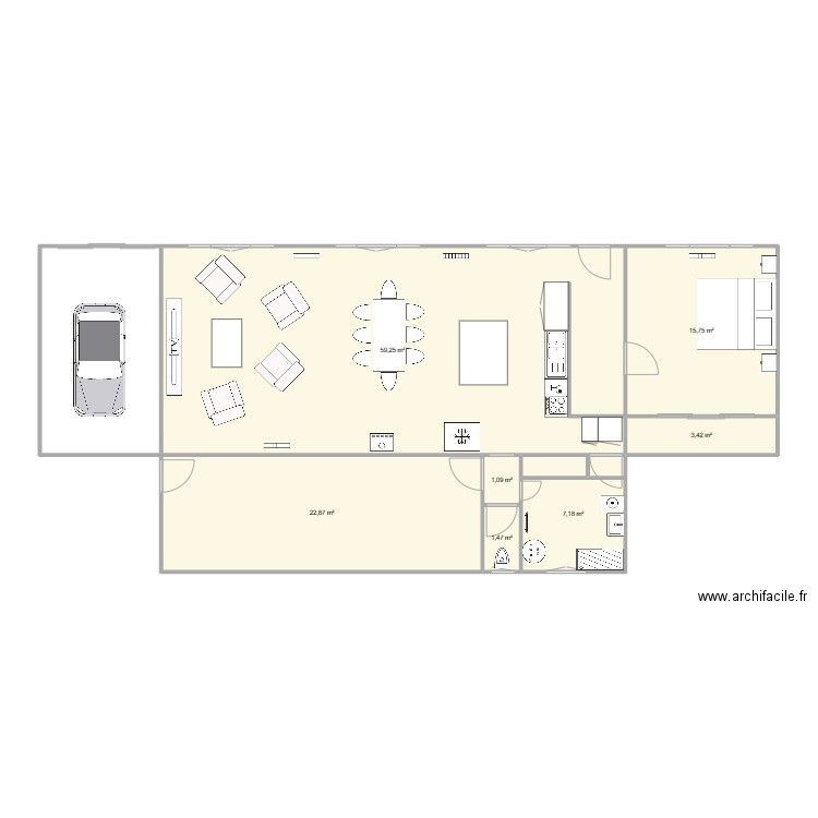 signy. Plan de 0 pièce et 0 m2
