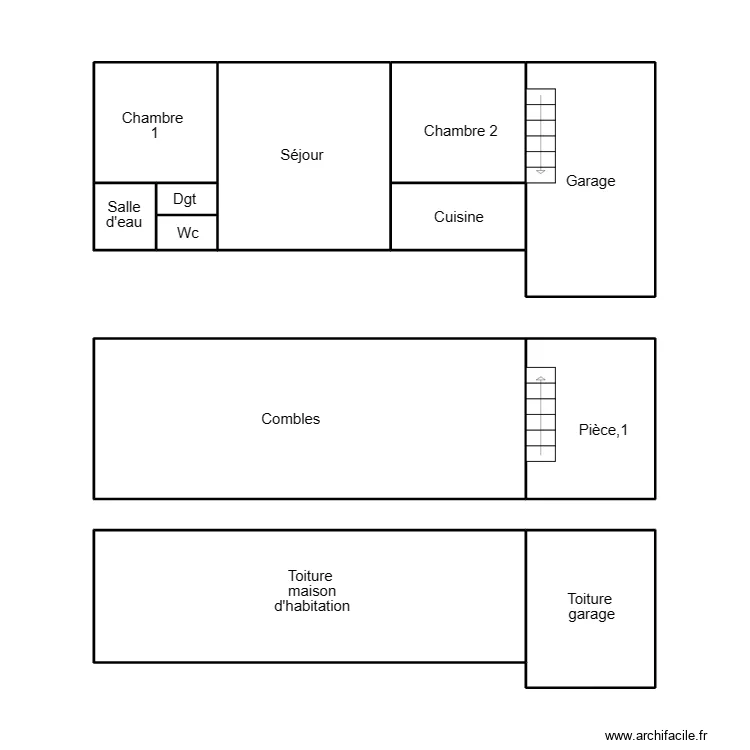 BENODET AUFFREDOU. Plan de 