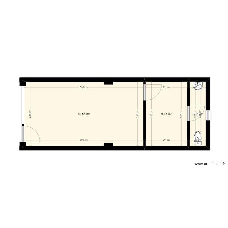 nouveau petit local. Plan de 0 pièce et 0 m2