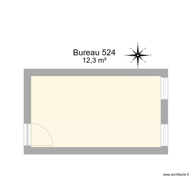 Bureau R 524. Plan de Bureau R 524. Plan de