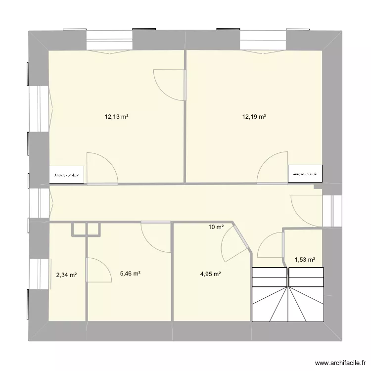Morzine sous sol. Plan de 