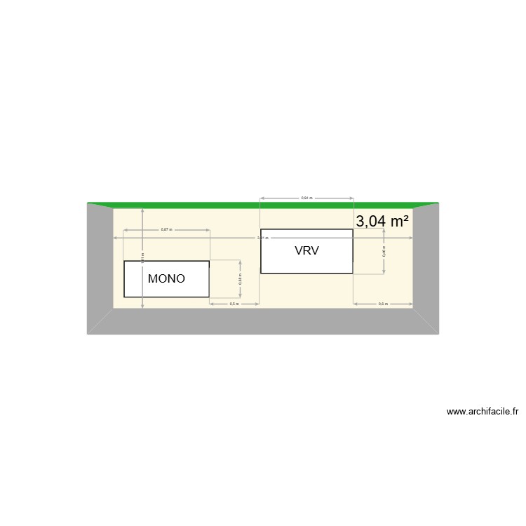 RAF - LOCAL EXTERIEUR. Plan de 0 pièce et 0 m2 RAF - LOCAL EXTERIEUR. Plan de 0 pièce et 0 m2