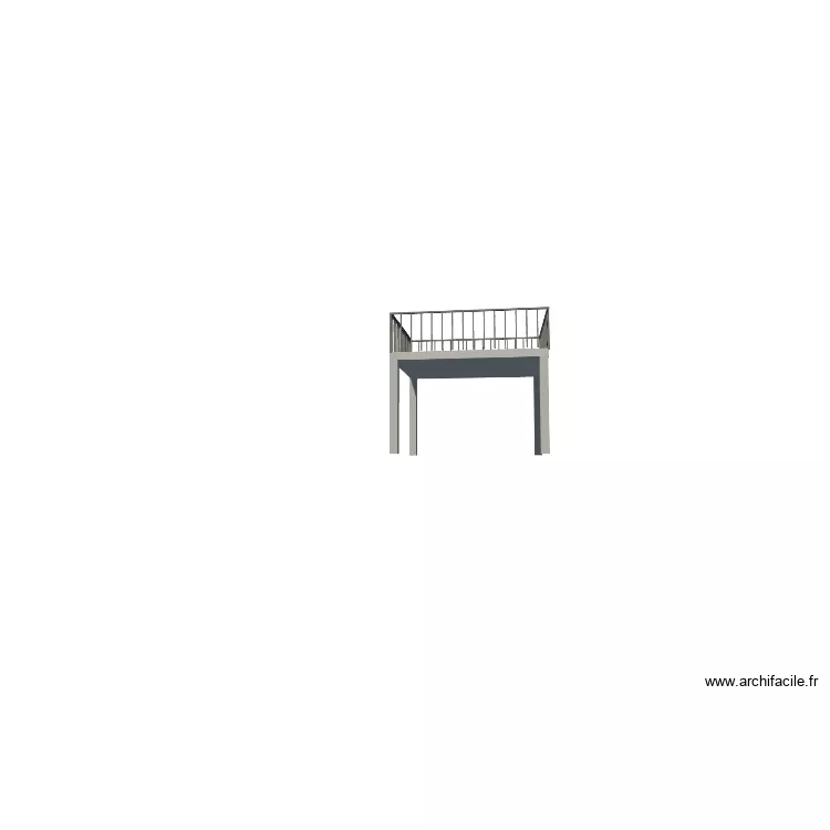 terrasse. Plan de 