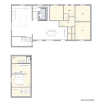Plan brut bonnes dimensions pièces