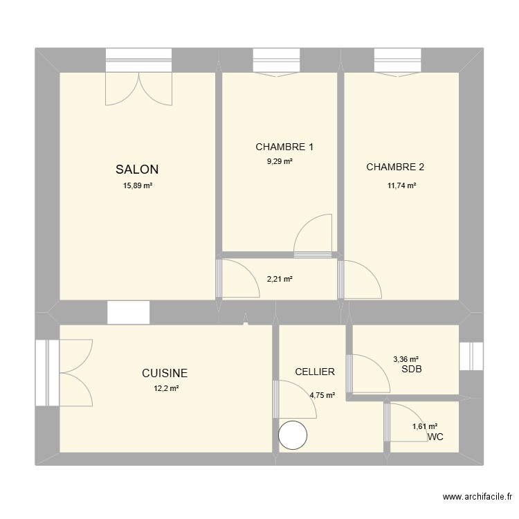 MAISON CIVRAC. Plan de 0 pièce et 0 m2