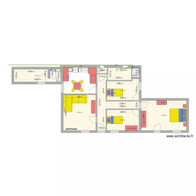 FARHAN - EL KAMEESI avec tout egout. Plan de FARHAN - EL KAMEESI avec tout egout. Plan de