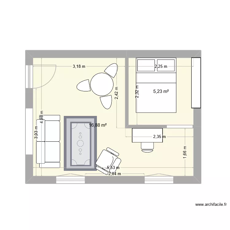 10 cité Joly v3. Plan de 2 et 22 m² 10 cité Joly v3. Plan de 2 et 22 m²