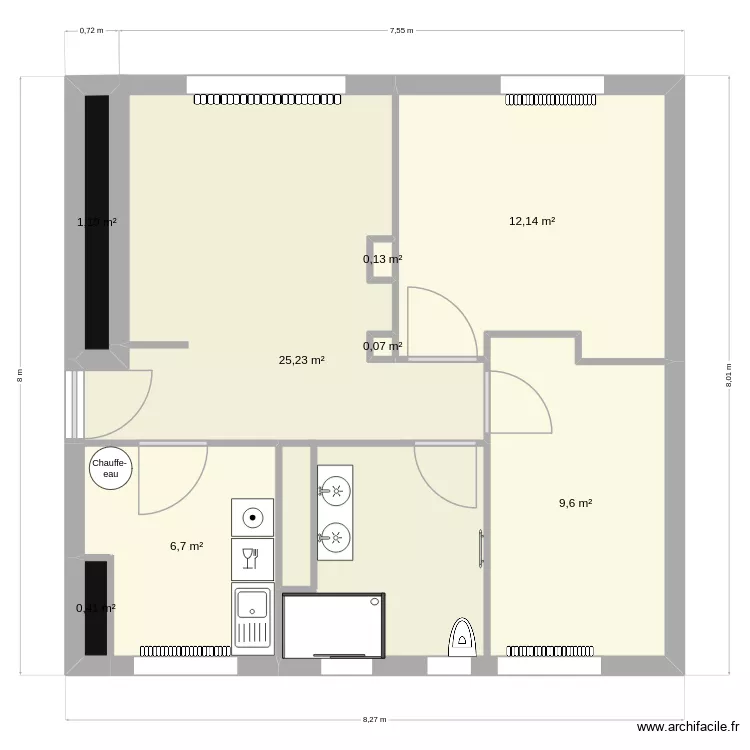 julie 4. Plan de 8 et 55 m² julie 4. Plan de 8 et 55 m²