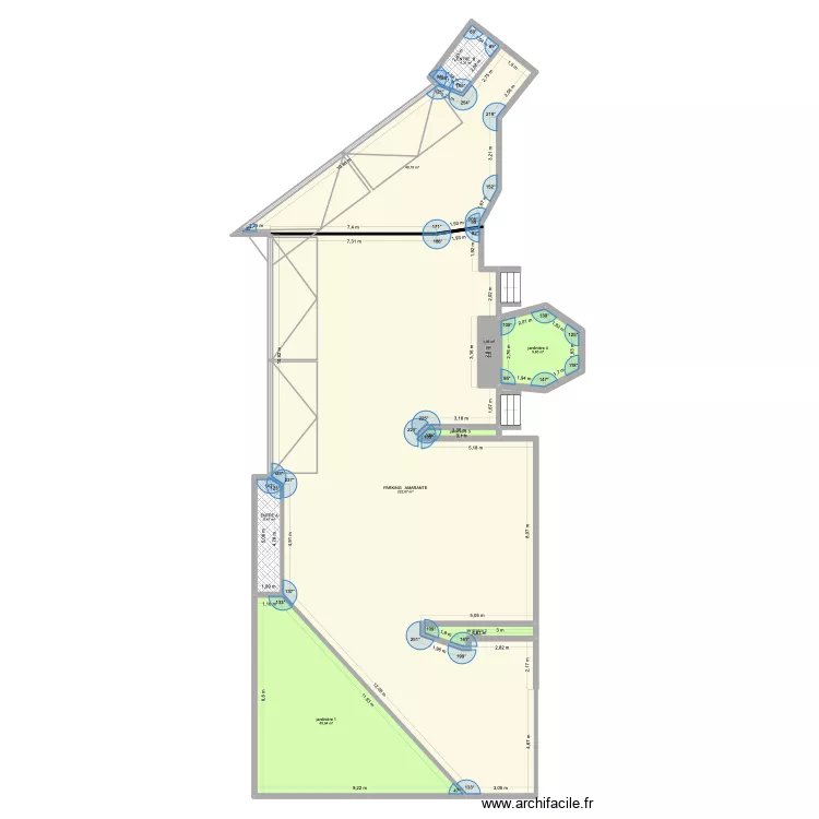 PARKING AMARANTE. Plan de PARKING AMARANTE. Plan de