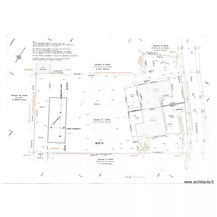 PLAN DE MASSE. Plan de 