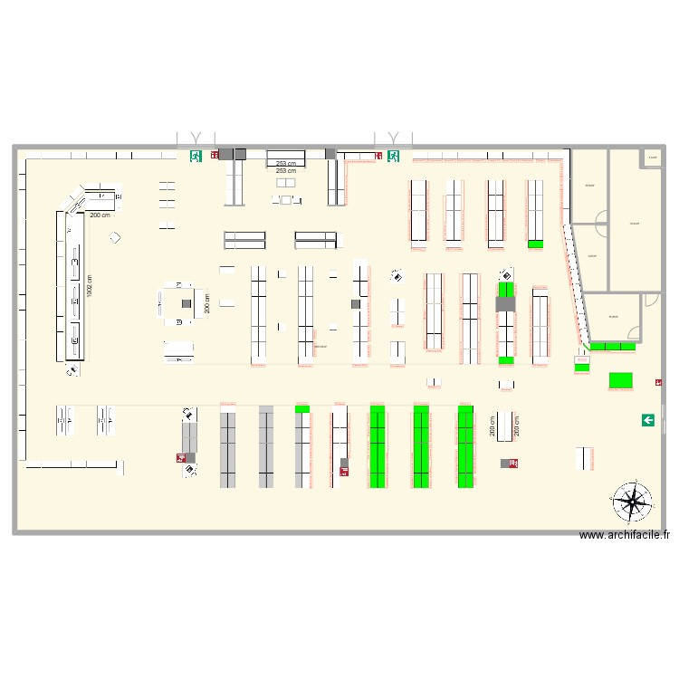 BOULANGER Bordeaux-Lac 2. Plan de 0 pièce et 0 m2