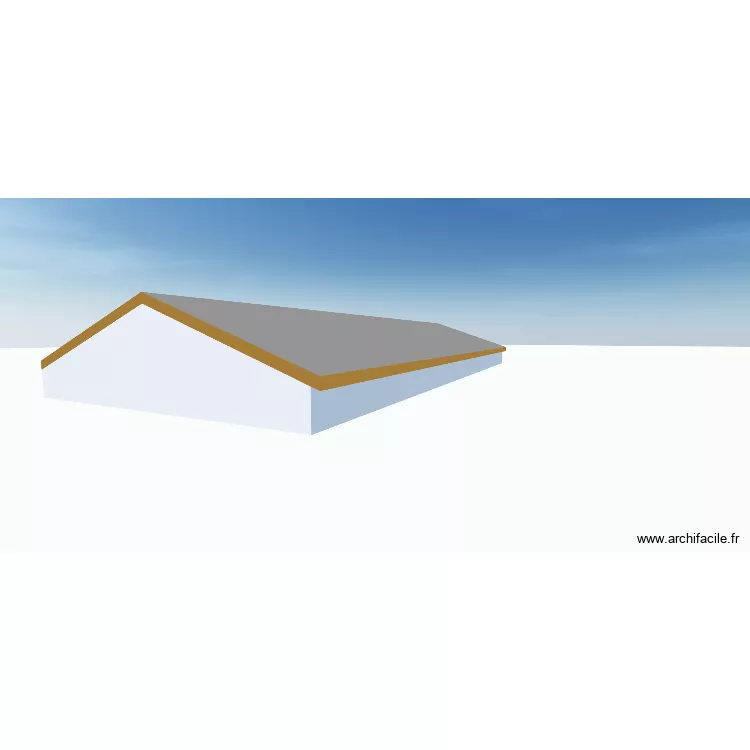 toiture grange 1. Plan de 1  et 108 m²