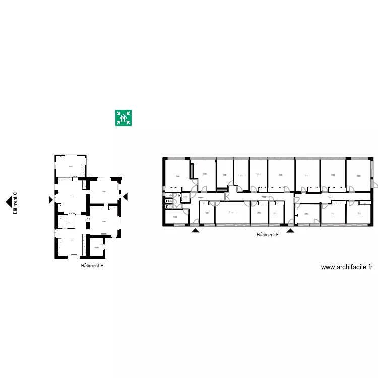 P&eacute;lissier point de rassemblement. Plan de 
