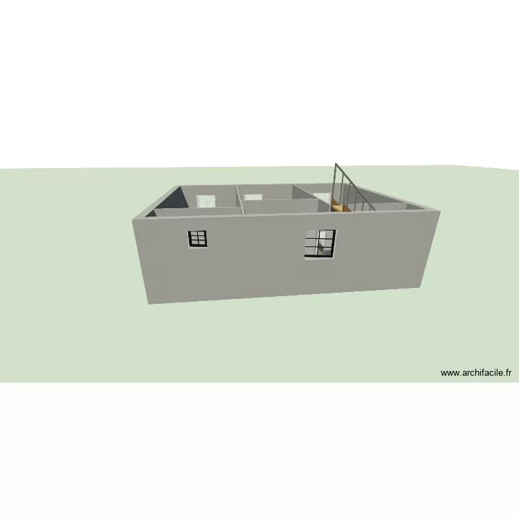 Séchoir - 1er etage. Plan de 5 Pièces et 46 m² Séchoir - 1er etage. Plan de 5 Pièces et 46 m²