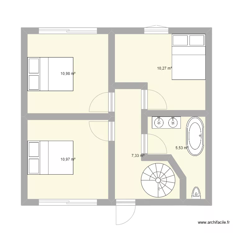 RDC RENO N°4. Plan de RDC RENO N°4. Plan de
