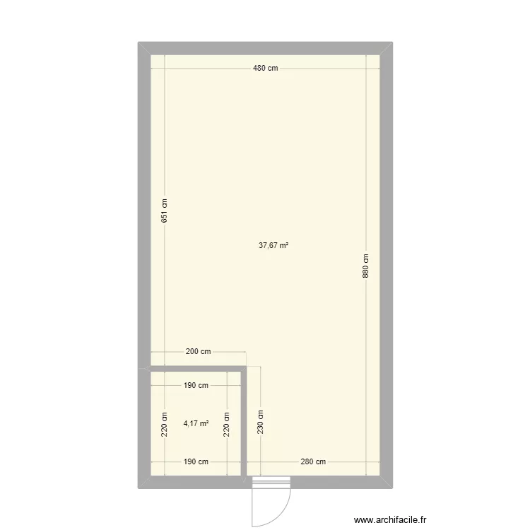 cave sb. Plan de 