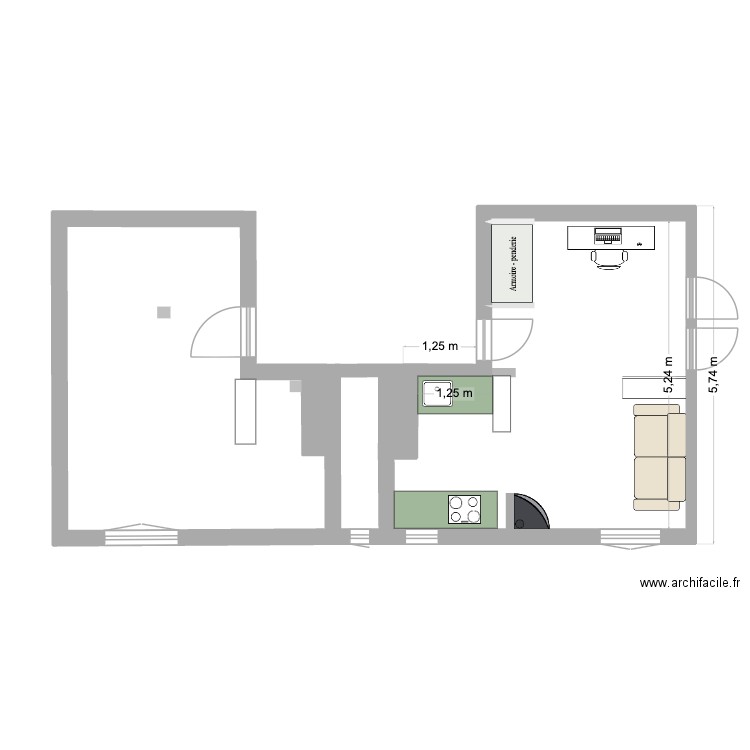 116 10/10. Plan de 0 pièce et 0 m2