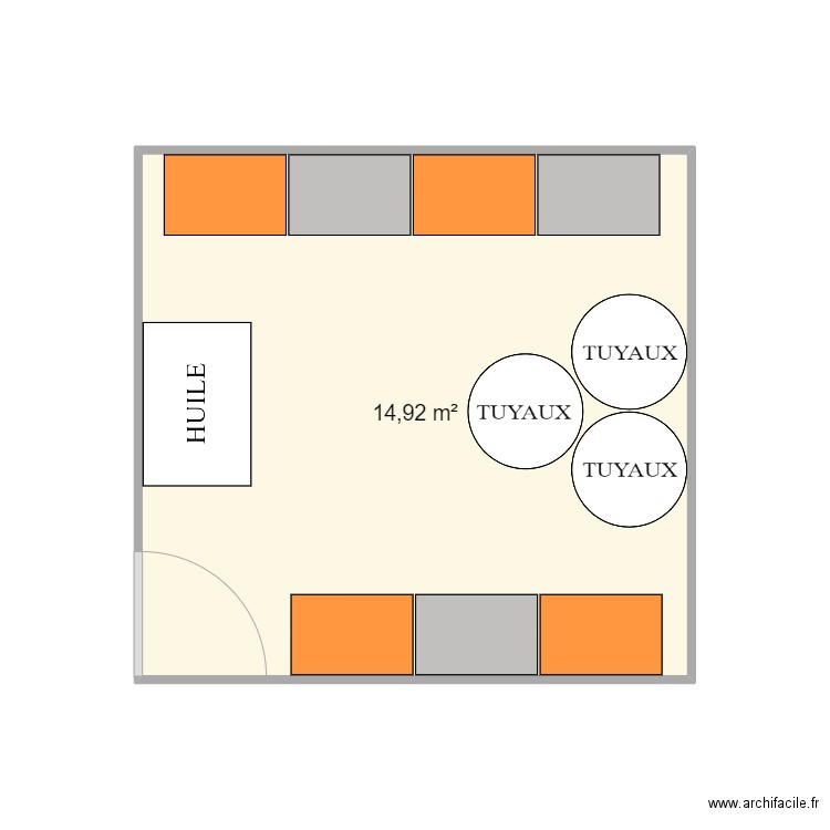 Bureau. Plan de 0 pièce et 0 m2