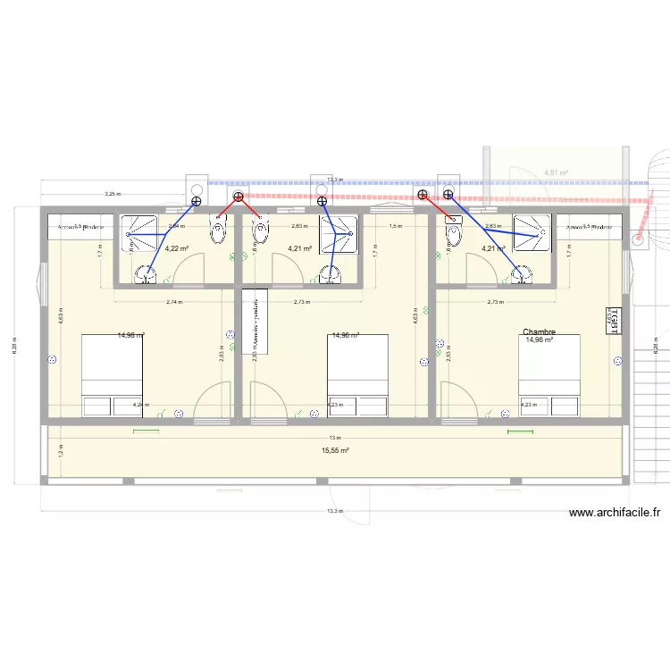 Cuisine Eboro. Plan de 