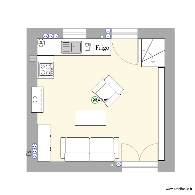 bas maison. Plan de 0 pièce et 0 m2