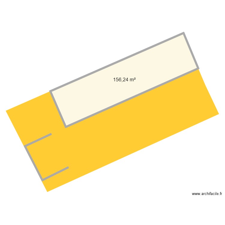 Plan rosière. Plan de 1 pièce et 156 m2