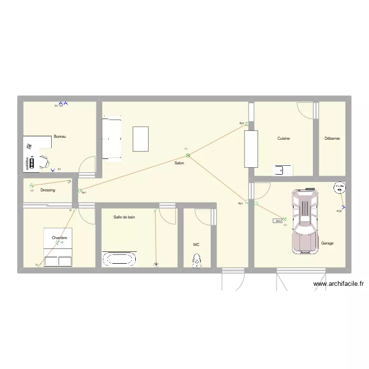 Plan maison 3. Plan de Plan maison 3. Plan de
