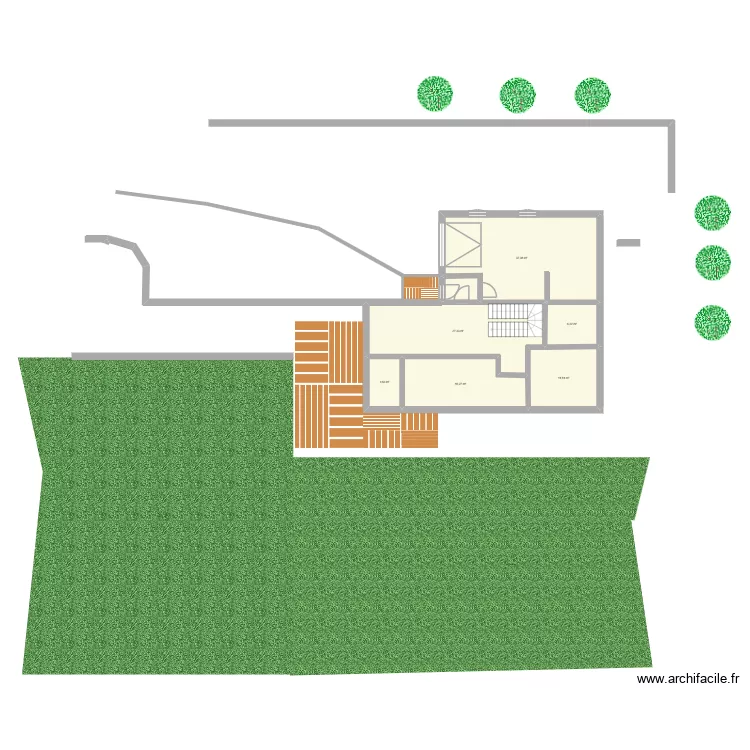 chemin des rottes 14. Plan de 6  et 104 m²