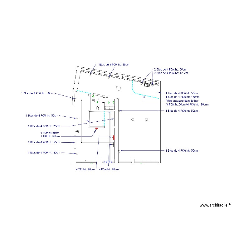 kuetu. Plan de 0 pièce et 0 m2