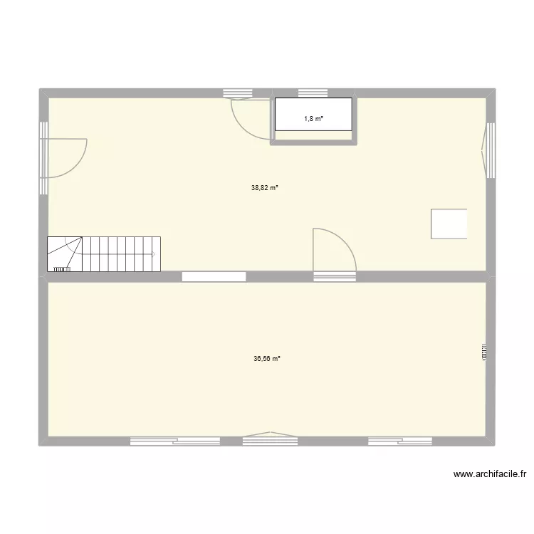nouveau plan 2.0. Plan de 14  et 155 m²