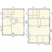 plan maison + cabinet