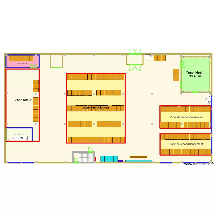 Tilman Lo 1 er vierge. Plan de 11  et 1293 m²