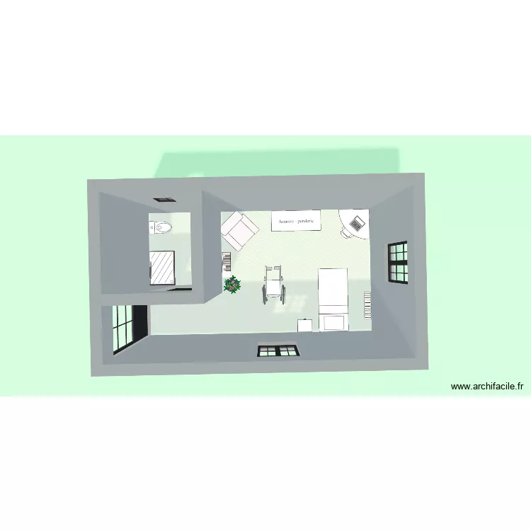 chambre. Plan de 2 et 23 m² chambre. Plan de 2 et 23 m²