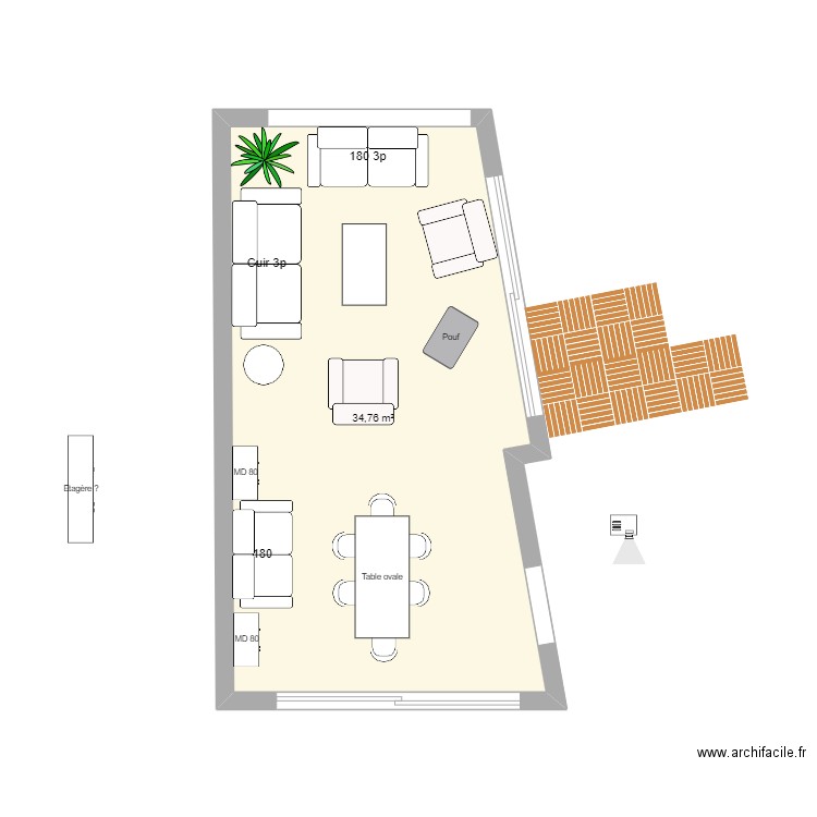 Extension. Plan de 0 pièce et 0 m2