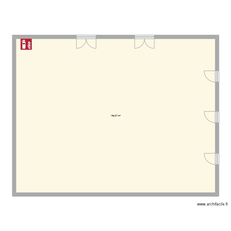 plan de marche de noel. Plan de 1 pièce et 157 m2