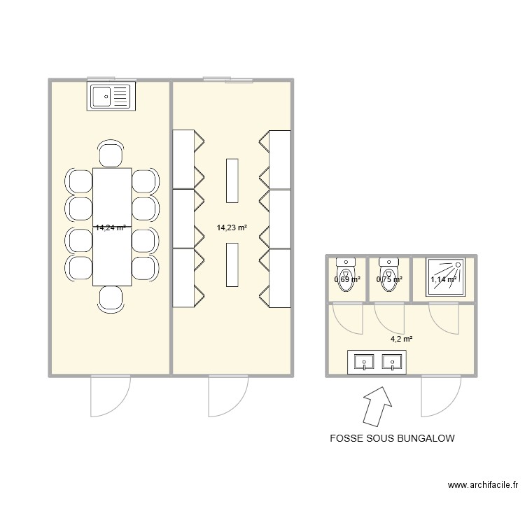 VALDOLY CHANTIER VILLARD LES DOMBES. Plan de 6 pièces et 35 m2