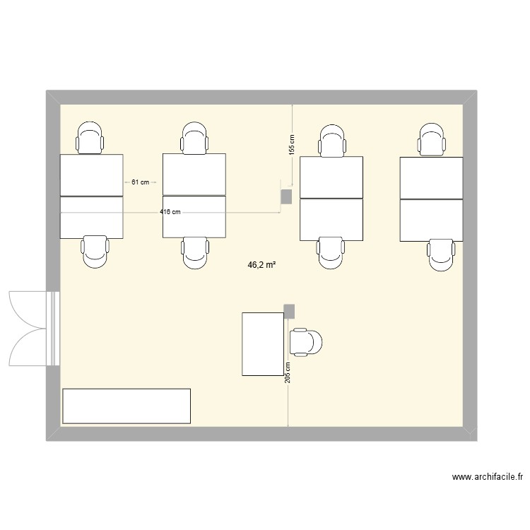 Salle Accueil LPA. Plan de 0 pièce et 0 m2