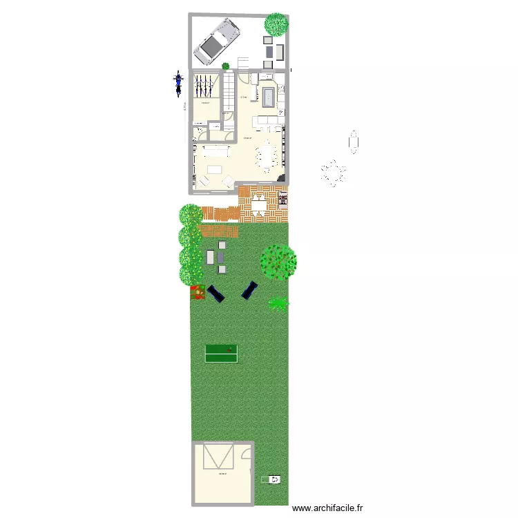 Epinette  Cheap toilette niveau salon. Plan de 