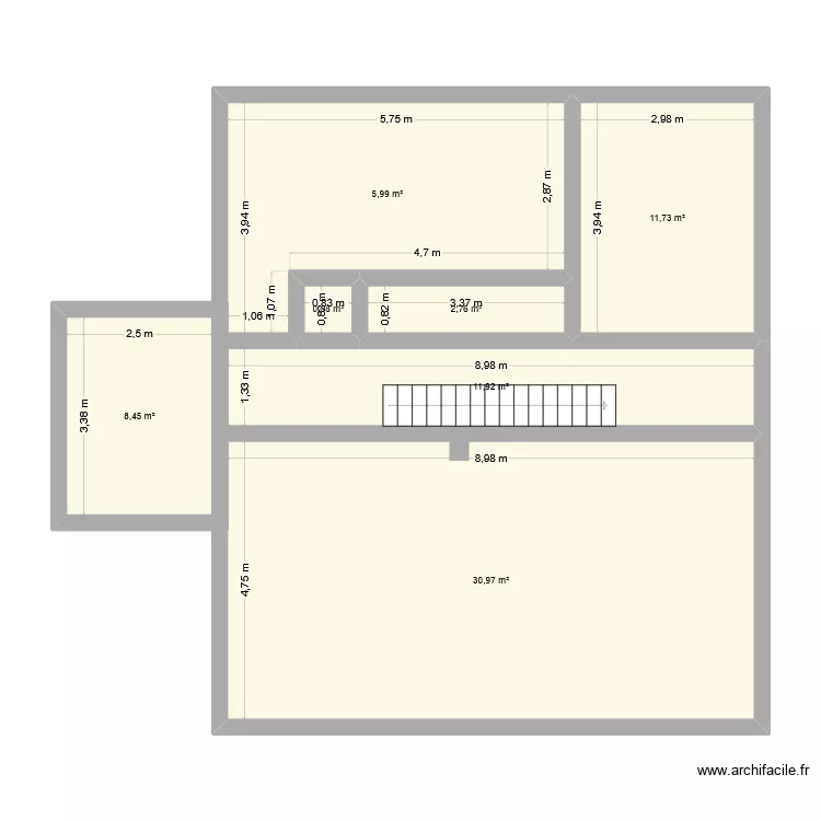 PLAN 1. Plan de 7 Pièces et 96 m² PLAN 1. Plan de 7 Pièces et 96 m²