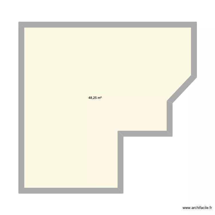 versailles 2. Plan de 1  et 48 m²