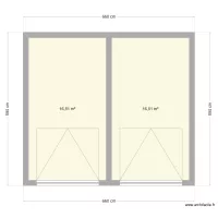 Double garage parcelle gsa