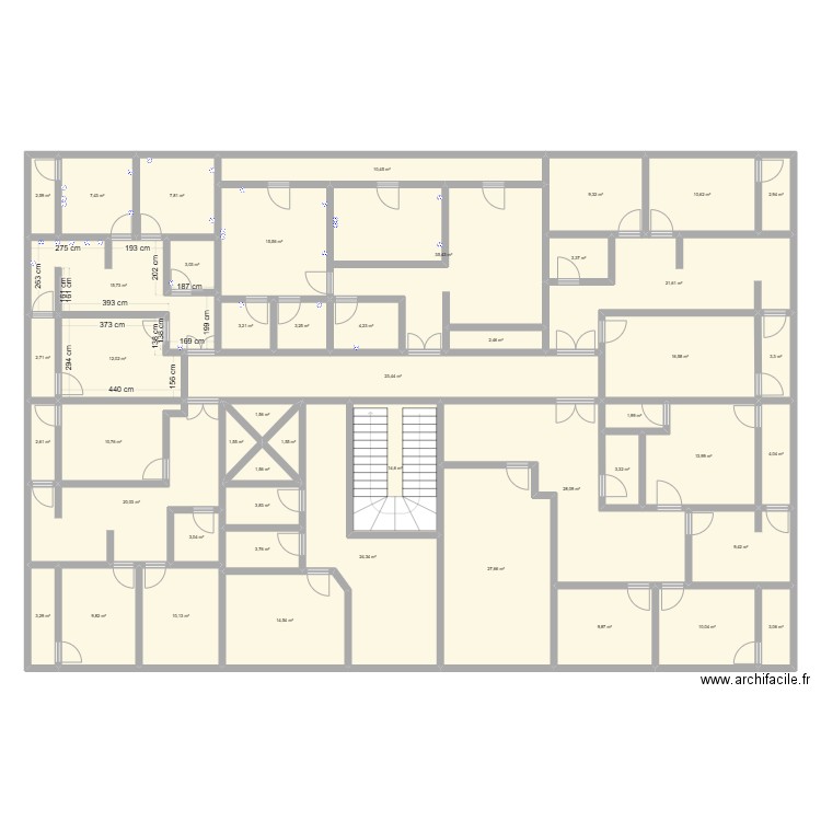 projet h.maameche. Plan de 0 pièce et 0 m2