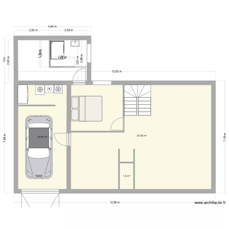 maison riec. Plan de 3 et 80 m² maison riec. Plan de 3 et 80 m²