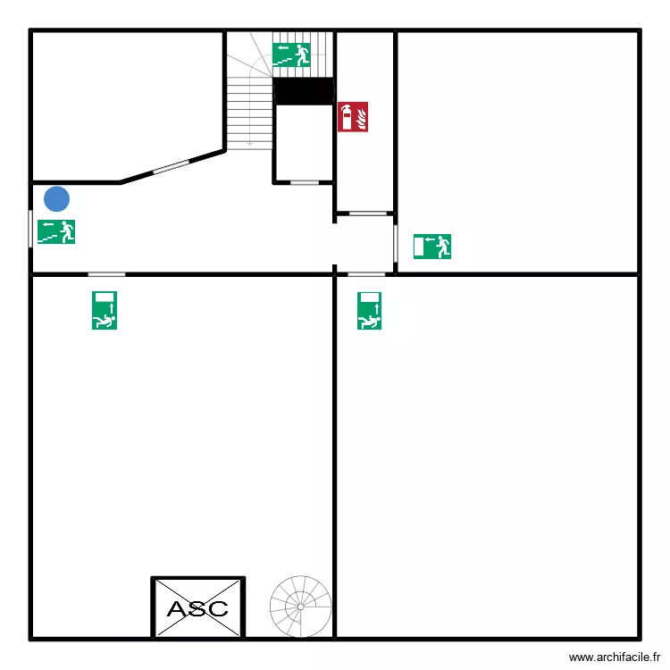 MAIRIE ETAGE. Plan de 