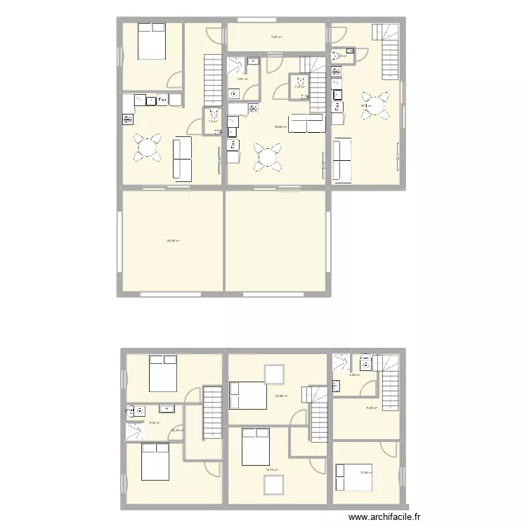 st hilaire grange 2. Plan de 15 et 196 m² st hilaire grange 2. Plan de 15 et 196 m²
