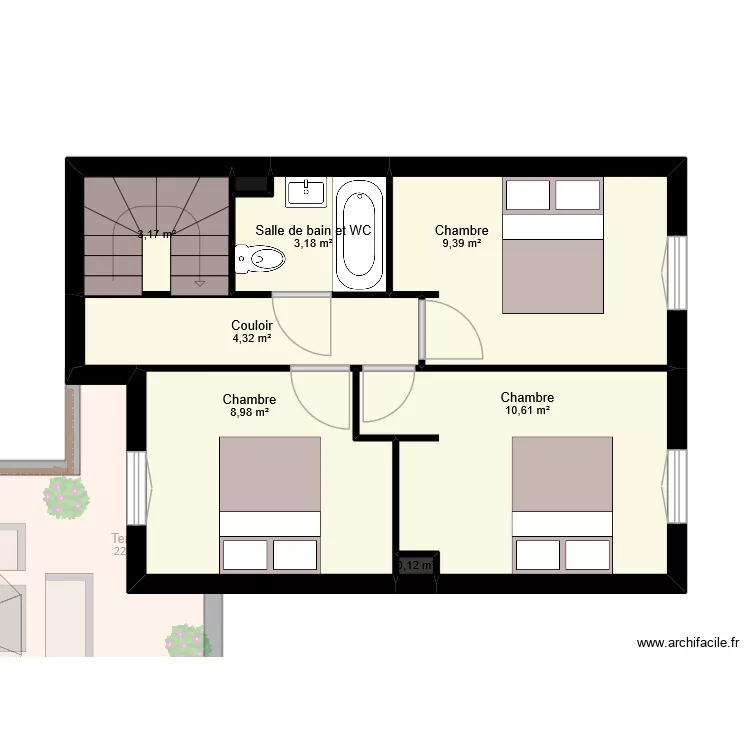 YANGBA. Plan de 16  et 119 m²