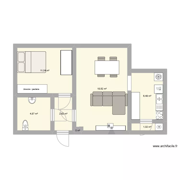 appart lafayette. Plan de 7 Pièces et 45 m² appart lafayette. Plan de 7 Pièces et 45 m²